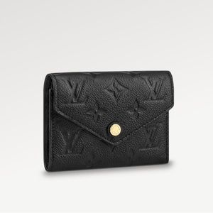 Louis Vuitton Victorine Wallet Empreinte Noir - Made in France